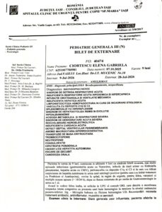 O fetiță de un an din Huși are nevoie de ajutor pentru a ajunge la un transplant de măduvă în Italia