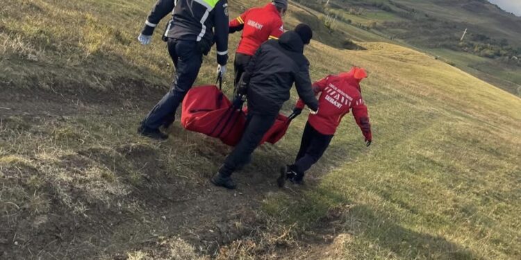 Intervenție salvamont persoană decedată
