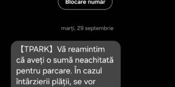Alertă DNSC: SMS-uri false despre amenzi de parcare. Șoferii sunt îndemnați să acceseze linkuri care pot fura date bancare
