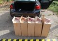 2.500 de pachete de țigări fără timbru, descoperite într-o mașină înmatriculată în Germania, oprită la Lețcani
