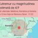 Cutremur cu magnitudinea estimată de 4,9 în România. Seismul a fost resimțit în mai multe zone