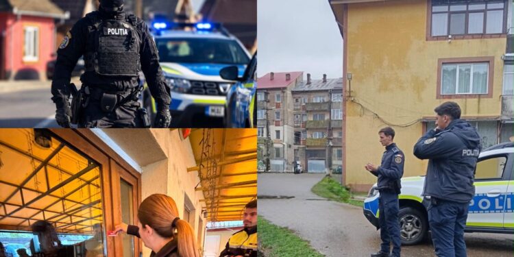 Mascații și jandarmii au descins în Miroslava alături de polițisti. Un minor de 13 ani, prins după ce ar fi cumpărat țigări