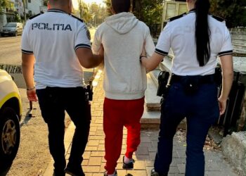 A furat o mașină, a băut și s-a urcat la volan fără permis. S-a oprit într-un gard, la Buhoci