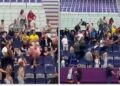 Scandal în tribune la un meci de handbal de junioare. Părinții s-au luat la bătaie sub privirile fetelor