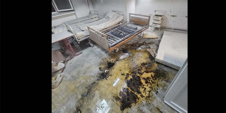 incendiu spital Resita